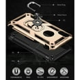 thumbnail image 4 of for iPhone XR Case, iPhone XR Phone Case with Screen Protector, Military Grade Protective Cases with Ring for iPhone XR (Golden), 4 of 12