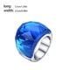 thumbnail image 3 of Jumpingount Anillo Cristal Moda Personalizar Presente Anillos de dedo Giratorio Joyería femenina Lucency Aniversarios de moda Navidad Ropa, zapatos y accesorios Miscelánea Jumpingount AP014921-01, 3 of 6