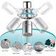 thumbnail image 2 of 1080 Swivel Faucet Aerator, Universal Splash Filter Faucet Sink Attachment, Adjustable Dual Function Water Flow, Anti-splash Bubbler Tap Sprayer With, 2 of 5