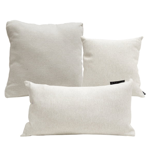 Set de 3 Cojínes Decorativos (1 Cuadrado Ch + 1 Cuadrado Gde + 1 Rectangular) DICASA Dolum