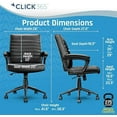 ZWNLKQG Click 365 Transform 3.0 Extra Comfort Ergonomic Mid Back