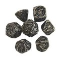 thumbnail image 1 of 7x Dados poliédricos tallados en huecos Juegos para Game D Zulema Dados poliédricos huecos, 1 of 7
