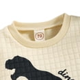 thumbnail image 3 of BULLPIANO Toddler Boy Crewneck Sweatshirt Dinosaur Shirts Long Sleeve Cartoon Pullover Sweater for Kids, 3 of 7