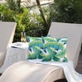 thumbnail image 5 of Outdoor Pillow Covers 18x18 Inch Set of 2 Green Leaves Decor Waterproof Throw Pillow Covers Farmhouse Outdoor Waterproof Pillow Covers Decor for Patio Funiture Garden Sofa Couch 6C, 5 of 6