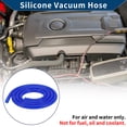 thumbnail image 2 of Manguera de vacío de silicona de Unique Bargains, línea de vacío automotriz, alta temperatura, 4 pies, grosor de 2.5 mm, 1 pieza, azul, presión máxima de 130 PSI, 1/4" ID de 6 mm, 2 of 6