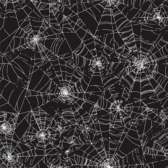 Siser EasyPatterns Plus HTV Iron on Heat Transfer Vinyl 12" x 25ft Roll - Spiderwebs (Glow in the Dark)