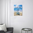 thumbnail image 4 of Beach Wall Art Sea Turtle Wall Decor,It Is Well With My Soul Wall Art Framed Ready to Hang for Living Room Bedroom Home Office, 4 of 5