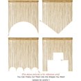 thumbnail image 6 of Doorways String Curtain Door Curtains,Bedroom Decor Kitchen Closet Living Room Laundry Fringe Hallway Tassel Screen Room Divider Boho Hippie Hanging for Wedding and Party(39×79in/100×200cm, Deep Ecru), 6 of 15