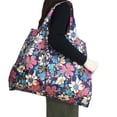 thumbnail image 4 of Bolsa de compras plegable portátil grande y mediana para supermercado Bolsa de compras portátil Bolsa de gran capacidad Bolsa de tela impermeable Tela vegetal, 4 of 4