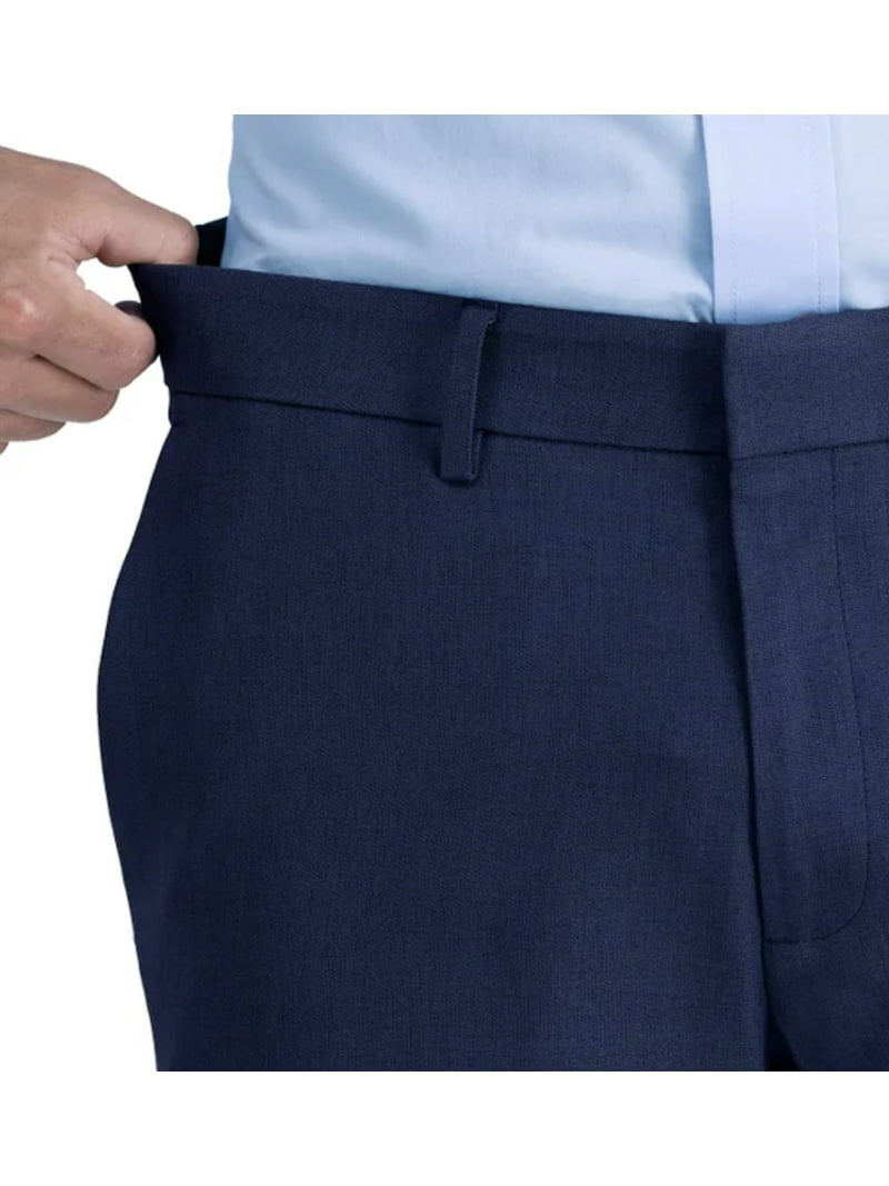 Haggar Men's Comfort Performance Dress Pant Size 38 X 29. Blue - Walmart.com