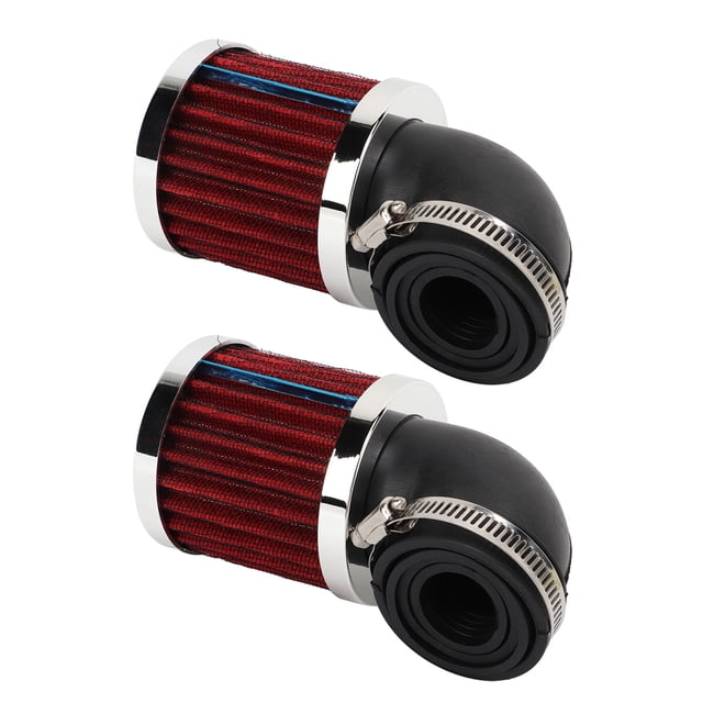 Filtro De Aire Para Motocicleta, Filtro De Aire En ángulo De 90 Grados, Malla Doble Para Ciclomotor