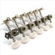 thumbnail image 5 of 3X Clavijas de Afinación de Guitarra Acústica de 12 Cuerdas Cabezales de Máquina Cromados 6L 6R Piezas Accesorio de Instrumentos de Guitarra Acústica, 5 of 5