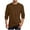 Brown, variant on Fnooota Mens Long Sleeve Shirts, Pullover Crew Neck Basic Casual Workout Tops Blue Size L