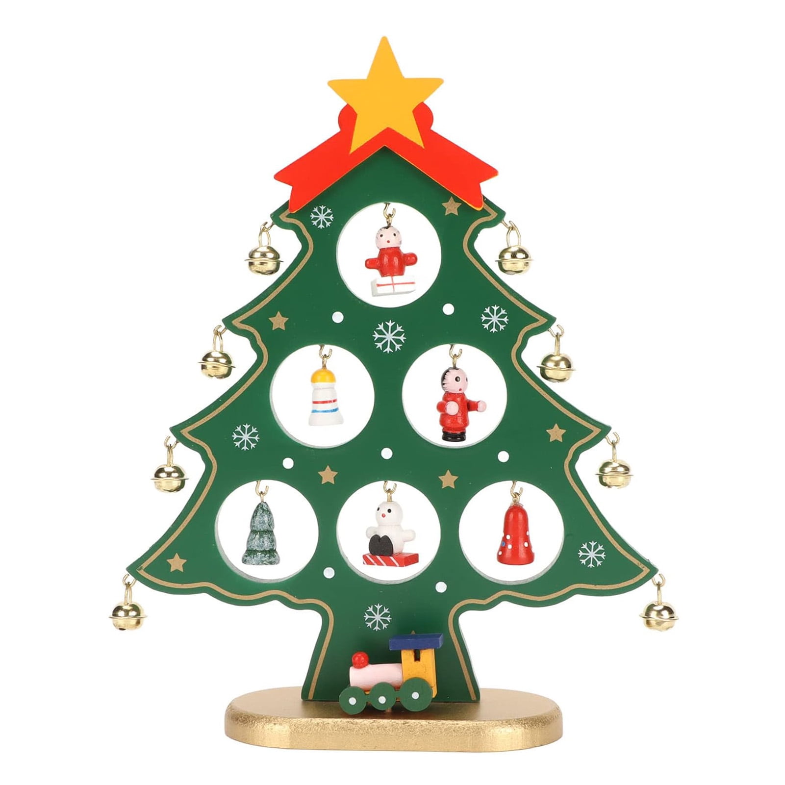 WHAT WE WANT _ 木製Xmas tree Christmas Tree, Wooden Christmas Tree Tabletop Decoration