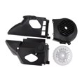 thumbnail image 1 of Conjunto de cubierta de con accesorio de ventilador, fácil instalación, reemplazo directo, accesorio resistente, color negro para motores de 150, 1 of 8