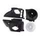thumbnail image 1 of Conjunto de cubierta de con ventilador, accesorio negro, resistente, fácil de instalar, piezas de reparación, accesorio profesional para motores, 1 of 8