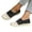 Black, variant on Womens Comfortable Shoes Fall Fitness Travel Casual Hiking Shoes Summer Low Wedge Relaxed Fit Walking Sneakers for Women