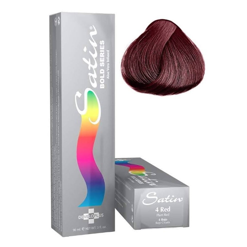 Satin Bold Series Hair Color 4 Plum Red, 3 fl oz Satin Bold Series Hair Color 4 Plum Red, 3 fl oz