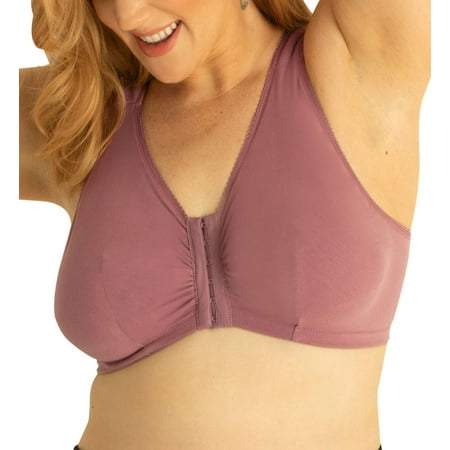 

Women s Leading Lady 110 Front Close Sleep & Leisure Bra (Wistful Mauve 34F/G/H)