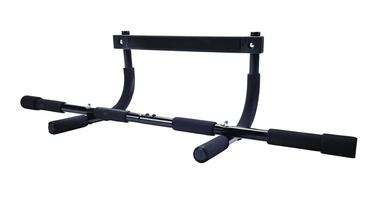 Athletic Works Multi-Function Doorframe Pull-Up Bar, Black photo 1