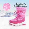 thumbnail image 3 of BURUDANI Kids Girls Boys Insulated Waterproof Winter Warm Snow Boots (Toddler/Little Kid), 3 of 6
