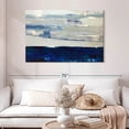 thumbnail image 2 of Elephant Stock I Always Return To The Sea Wall Art - Horizontal Canvas Wall Art - Living Room Wall Decor - Abstract Canvas - Blue And Gray Decor By Julie Weaverling - 48" x 32", 2 of 8