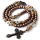 thumbnail image 5 of Collar rosario de paracord HanlinCC, cobre antiguo, San Miguel, 5 of 5
