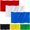 Multicolor, variant on 6 Pieces 3 x 5 Feet Solid Plain White/multicolor Flags 250th Anniversary Pure Color DIY Flags Silk Taffeta Stitched Blank Banner with Grommets for Garden Backyard Playground Decoration(Multicolor)