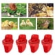 thumbnail image 5 of Alimentador de pollos DIY 4 juegos a prueba de lluvia Alimentador automático de aves de corral Fácil de instalar Conexión firme Sin desperdicios para pastos ANGGREK Otros, 5 of 8