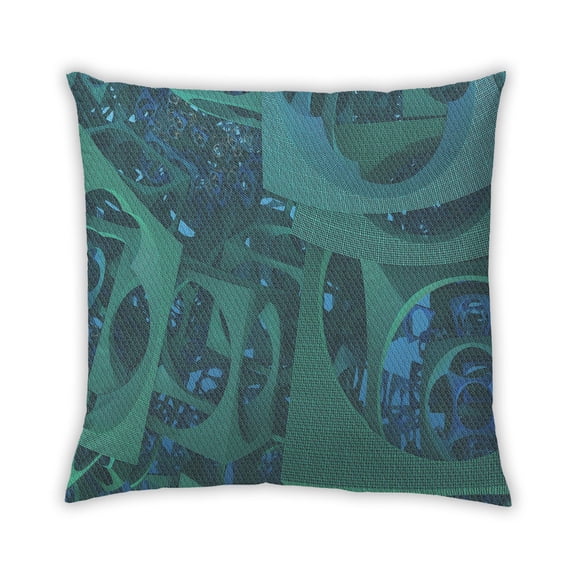 Ahgly Company Indoor Square Contemporary Throw Pillow, 18 inch by 18 inch