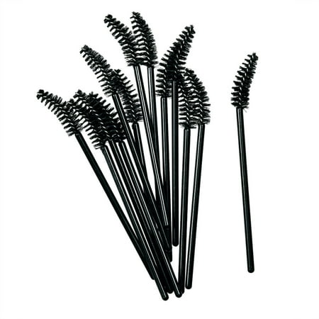 Sirius Black Wand Artist's Choice Pack of 12 Disposable Single Use Curved Mascara Brush Wands, BLACK, AC12CM ()