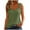 Army Green-Shirts, variant on Women's Solid U Neck Tank Tops Sleeveless Loose Fit Shirt Spring Summer Casual Tee