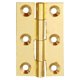 thumbnail image 5 of Speravity Bisagras con tornillos Conector de puerta Herramienta de artesanía Cerradura Ventanas lisas Bisagra plana Latón pulido Decorativo Ciego/1.5 pulg./Latón 2Conjunto, 5 of 6