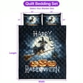thumbnail image 5 of Happy Halloween Cairn Terrier Witch Pumpkins Bats Quilt Bedding Set Cairns Dog Lover 1 Blanket Bed Cover 2 Pillowcases - 13012, 5 of 5