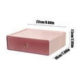 thumbnail image 3 of Desktop Drawer Storage Box Student Stationery Cosmetics Storage Box High End Desktop Storage Ash Proof Rack, 3 of 6