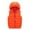 Orange, variant on Esaierr 3-12Y Boys Girls down Cotton Vest Baby Kids Hooded Solid Color with Pockets Waistcoat Sleeveless Jacket down Cotton Jacket Thickened Winter Coat Vest Tops