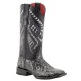 thumbnail image 2 of Ferrini Womens Cleopatra Embossed Square Toe Cowboy  Mid Calf Boots, 2 of 5