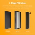 thumbnail image 4 of Filtro True HEPA de repuesto para purificador de aire Kenmore 1500e, 4 of 4