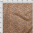 thumbnail image 2 of oneOone Georgette Viscose Fabric Leaves & Floral Block Print Sewing Fabric BTY 42 Inch Wide, 2 of 4