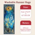 thumbnail image 6 of 2x6 FT Kitchen Runner Rugs Non Skid Washable, Faux Wool Rug Runners for Hallways Bathroom Carpet Runner, Soft Indoor Modern Floor Rug for Entryway Laundry Room, 6 of 11
