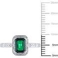 thumbnail image 2 of Everly Women's Created Emerald 10k White Gold Ring, 2 of 6
