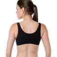thumbnail image 3 of Essentials Cross Front Bra, 3 of 7