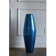 thumbnail image 6 of Green Floral Crafts 27-inch Natural Bamboo Cylinder Floor Vase Wooden for Dried Flowers Branches Perfect Spa Office Dining Living Room Entry Way Home Decoration, Lacquer Blue, 6 of 6