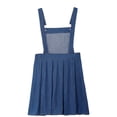 thumbnail image 7 of CHICTRY Kids Girls Casual Jumper Dress Sleeveless Pleated Denim Overall Dresses School Team Uniform Blue 8, 7 of 7