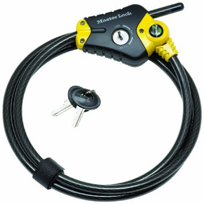Master Lock 8433DAT Python Adjustable Locking Cable, 6-Foot by