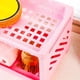 thumbnail image 5 of Organizador doble de plástico para estanterías de almacenamiento - Organizador de escritorio de 5 niveles para oficina, cocina, baño, papelería y cosméticos, blanco, 5 of 6