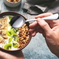 thumbnail image 2 of YHAIOGS Stainless Steel Tableware Border Western fork Spoon Dessert Coffee Spoon Hotel Beef, 2 of 6