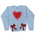 thumbnail image 2 of Xixinqiwan Valentine's Day Long Sleeve Shirts,Women Love Heart Valentines Day Sweatshirts Raglan Pullover Tops Long Sleeve Shirt, 2 of 6