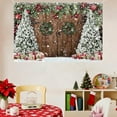 thumbnail image 5 of Holiday Tapestry Christmas Wall Decor Festive Room Decoration Polyester Fabric Hanging Art Seasonal Home Accent Large Wall Covering Gift, 5 of 5