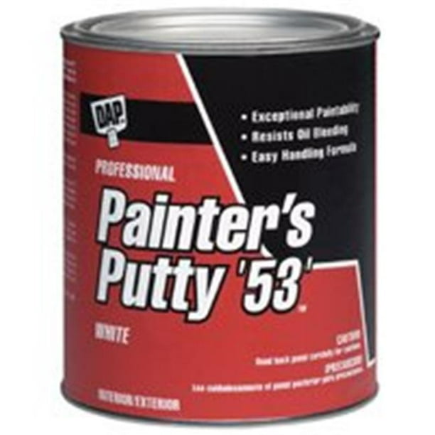 Dap 12240 .50 Pint White Painters Putty
